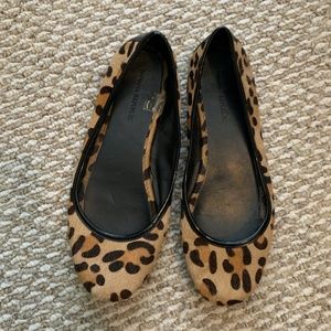 Banana Republic Leopard Print Ballet Flats
